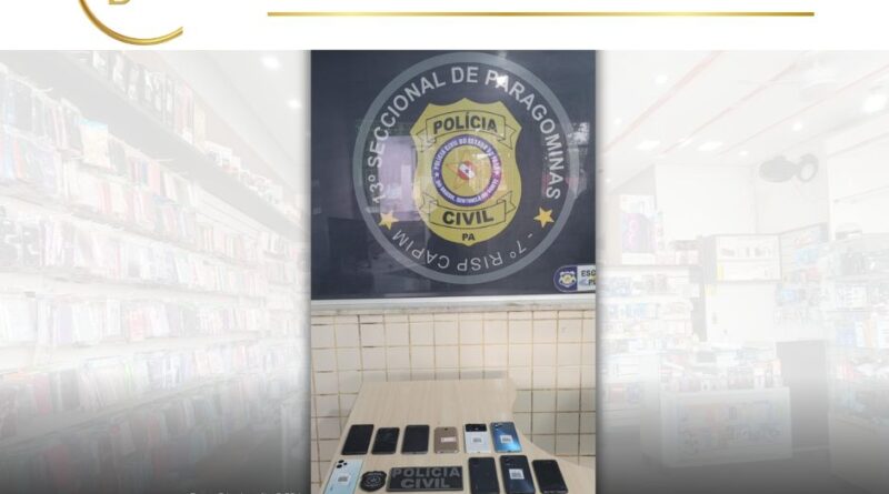 Ao rastrear aparelho celular roubado, a Polícia Civil em Paragominas deflagrou a Operação Start III.