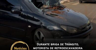 Na tarde da última terça-feira, dia 18 de março, em Cordeirópolis, no Estado de São Paulo, um caso inusitado de confusão de trânsito envolveu o motorista de um automóvel e o operador de uma retroescavadeira.