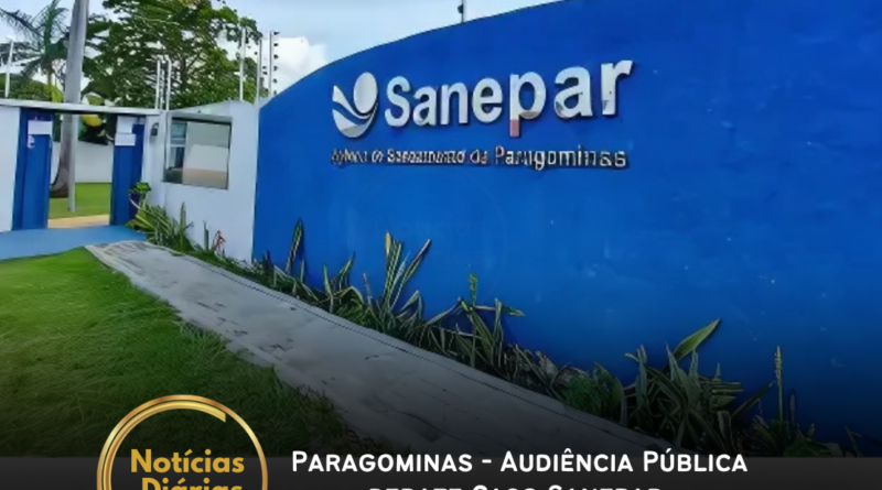 A Câmara Municipal de Paragominas realizará, na quarta-feira (26), às 18h30, uma audiência pública para debater questões relacionadas à Sanepar (Agência de Saneamento de Paragominas). O evento ocorre após a inclusão da Sanepar no edital de leilão da Companhia de Saneamento do Pará (COSAMPA), promovido pelo Governo do Estado.