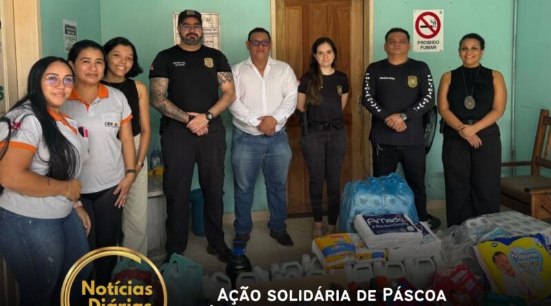 A Polícia Civil do Pará, por meio da equipe da Superintendência Regional da 7ª Região Integrada de Segurança Pública (RISP), realizou a entrega de donativos ao Abrigo Infantil de Paragominas, no sudeste do estado, na quinta-feira, dia 17 de abril.