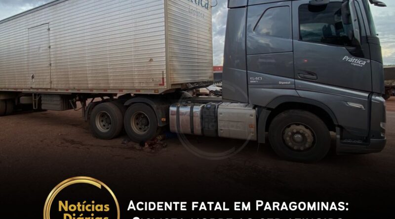 acidente de trânsito, Paragominas, ciclista, caminhão, vítima fatal, BR-010,