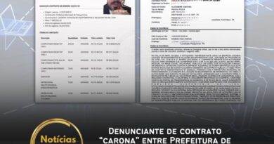 O morador de Paragominas, Alan Alves, foi denunciado na Polícia Civil e está sendo processado judicialmente por calúnia, após publicar um vídeo em 12 de abril questionando os valores de um contrato firmado pela Prefeitura com a empresa Locdesk Locação de Equipamentos e Soluções em Informática LTDA - ME. No vídeo, Alan apresentou uma planilha de custos e afirmou haver indícios de superfaturamento na adesão à Ata de Registro de Preços A.2025-00010, que originou o contrato nº 20250133. A repercussão levou o vereador Evandro Dalmaso a convidá-lo para discursar na Câmara no dia 15.