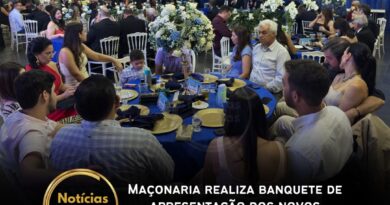 A Loja Maçônica Gonçalves Ledo Nº 34, sediada em Paragominas, realizou na noite de sábado, dia 05 de abril de 2025, uma cerimônia no Clube das Acácias para apresentar à comunidade os seis novos membros iniciados em Sessão Magna.