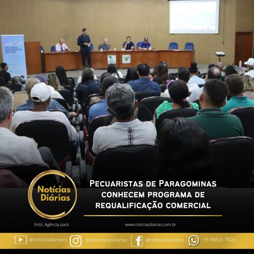 Nos dias 1 e 2 de abril de 2025, o Governo do Pará, por meio da Secretaria de Estado de Meio Ambiente e Sustentabilidade (Semas), da Agência de Defesa Agropecuária do Estado do Pará (Adepará) e da Secretaria de Estado da Agricultura Familiar (Seaf), apresentou em Paragominas a iniciativa de Requalificação Comercial do programa Pecuária Sustentável. 