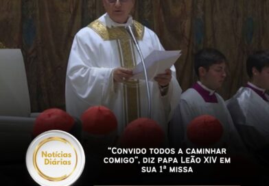 “Convido todos a caminhar comigo”, diz papa Leão XIV em sua 1ª missa