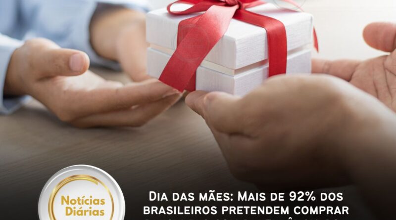 Dia das mães: Mais de 92% dos brasileiros pretendem comprar presentes com preferência por itens de até R$200