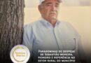 Paragominas de despede de Sebastião Moreira, pioneiro e referência no setor rural do município