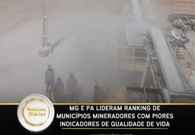 Pará e Minas Gerais lideram ranking de municípios mineradores com piores indicadores de qualidade de vida