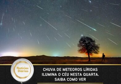 Chuva de meteoros Líridas ilumina o céu nesta quarta. Saiba como ver