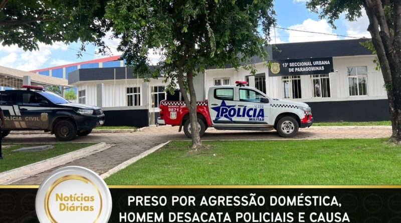Preso por agressão doméstica, homem desacata policiais e causa alagamento em delegacia