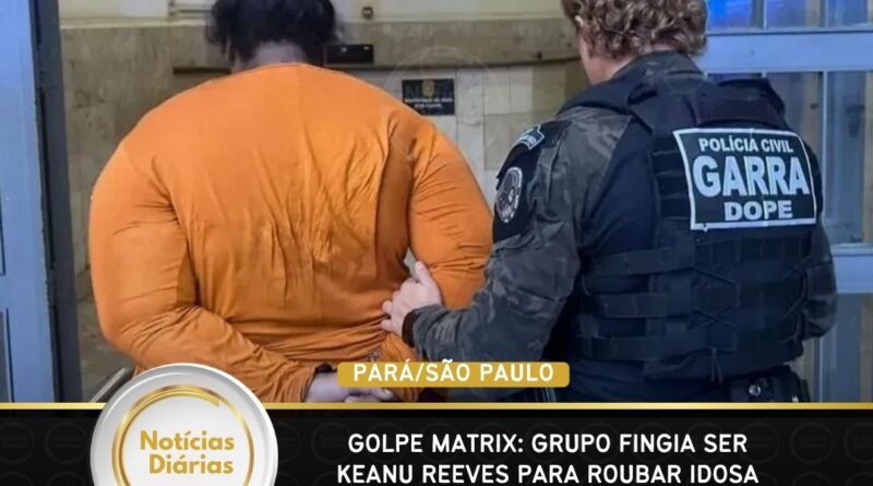 Pará – Golpe Matrix: grupo fingia ser Keanu Reeves para roubar idosa em Belém