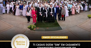 Amor oficializado: 71 casais dizem “sim” em casamento comunitário emocionante em Paragominas