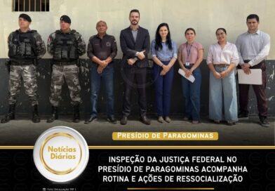 Inspeção da Justiça Federal no presídio de Paragominas acompanha rotina e ações de ressocialização