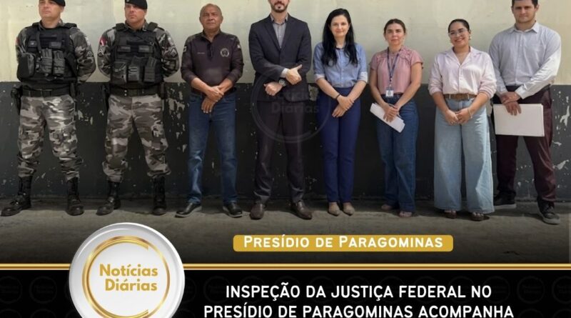 Inspeção da Justiça Federal no presídio de Paragominas acompanha rotina e ações de ressocialização