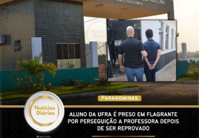 Em Paragominas, aluno da UFRA é preso em flagrante por perseguição a professora depois de ser reprovado