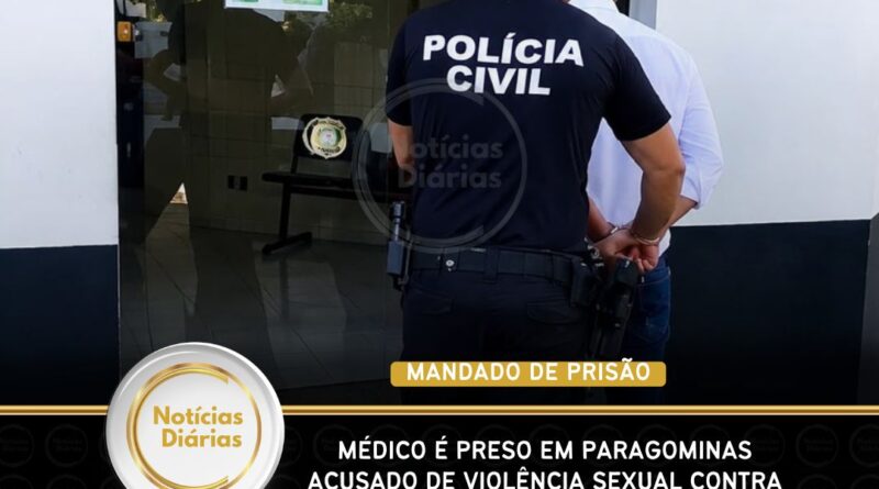 Médico é preso em Paragominas acusado de violência sexual contra adolescente