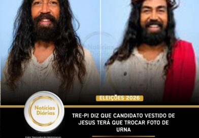 TRE do Piauí diz que candidato vestido de Jesus terá que trocar foto de urna