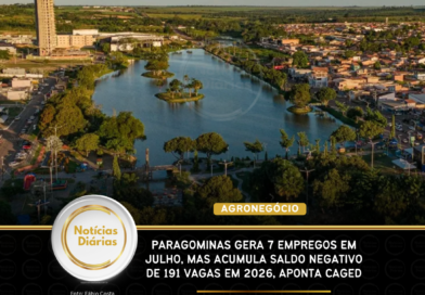 Paragominas gera 7 empregos em julho, mas acumula saldo negativo de 191 vagas em 2026, aponta Caged Paragominas gera 7 empregos em julho, mas acumula saldo negativo de 191 vagas em 2026, aponta Caged