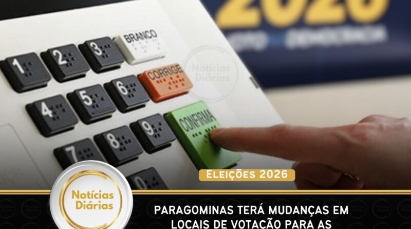 Paragominas terá mudanças em locais de votação para as eleições de 2026