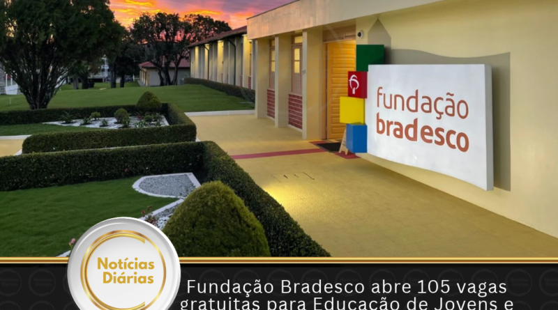 Fundação Bradesco abre 105 vagas gratuitas para Educação de Jovens e Adultos (EJA) em Paragominas